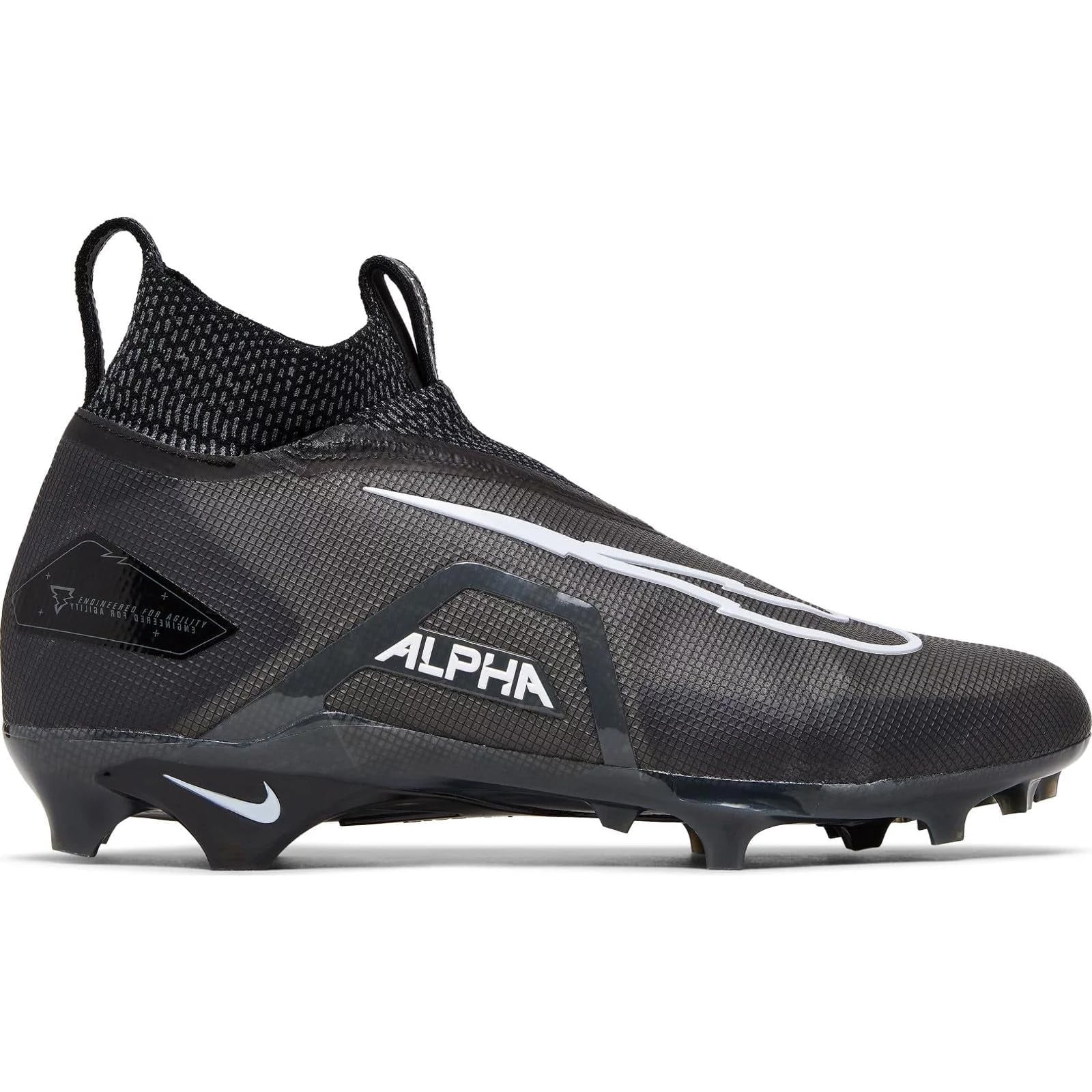 Nike Alpha Menace Elite 3 Mens Football Cleats Sz 13 New Black/Iron Grey Nike Alpha Menace Elite 3  main image 2