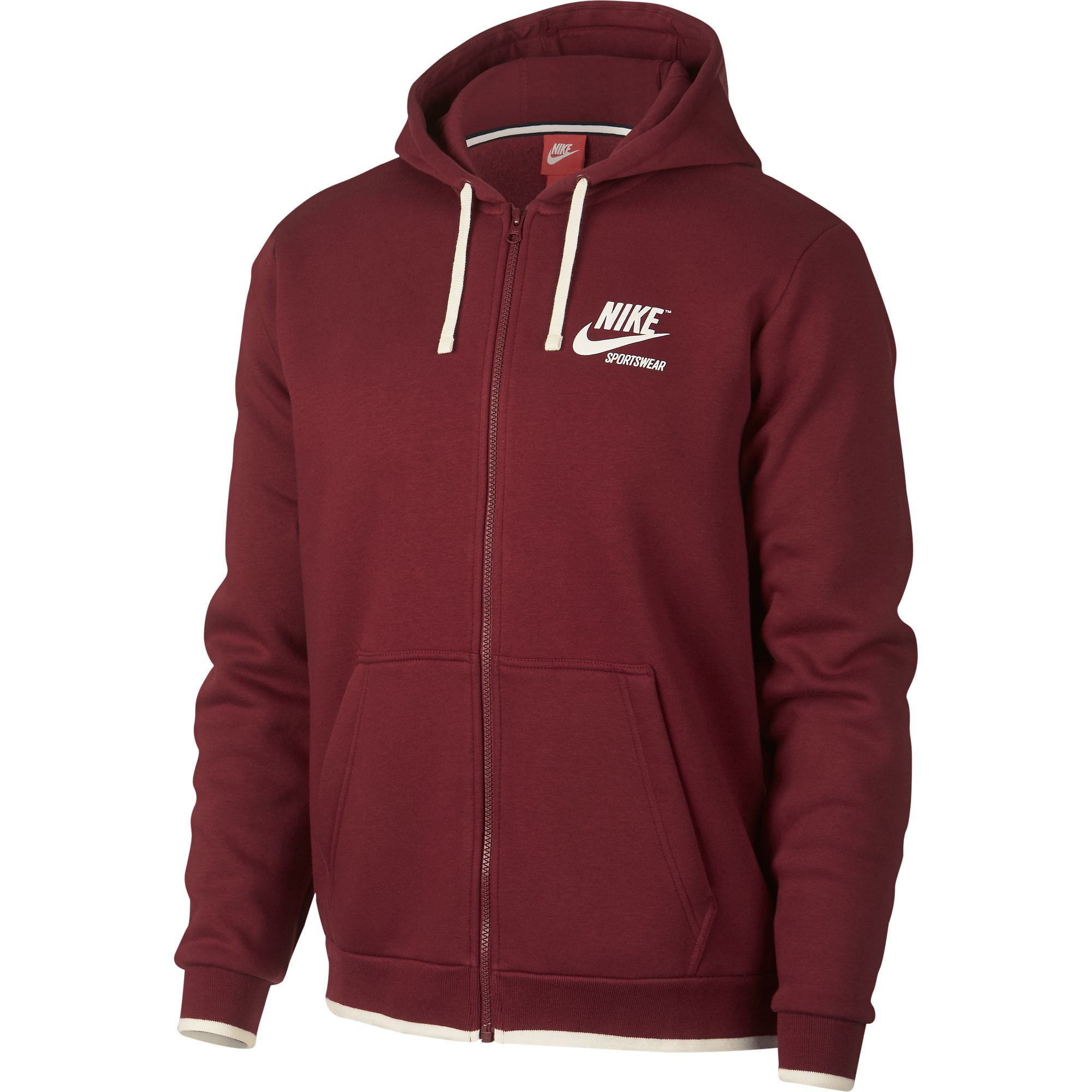 Nike Men's Tech Full-Zip Lightweight Hooded Jacket - Brown, Size: XXL