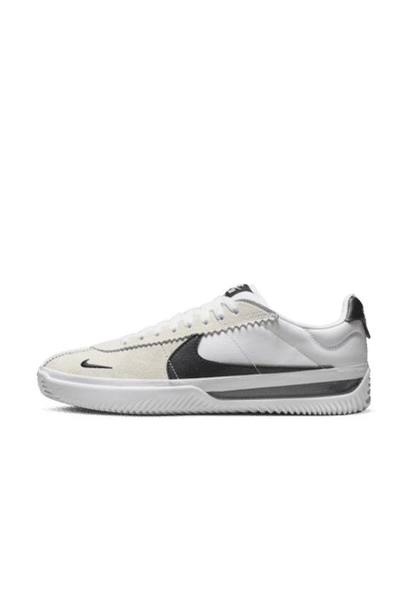 Nike BRSB Skate Shoes Color: White/White/Black/Black Size: 4