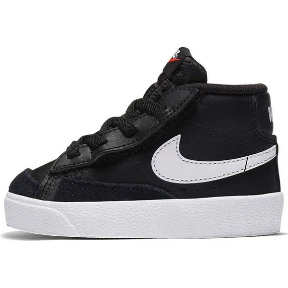 Nike Baby Boy's Blazer Mid '77 (Infant/Toddler) Black/White/White/Team Orange 6 Toddler M