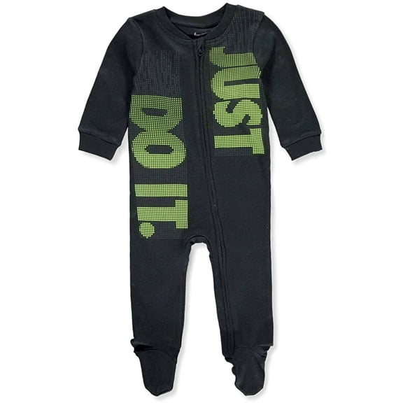 Nike Baby Boys Footed Coveralls - Black, 3 Months