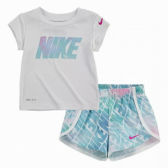 Nike Baby Girl's Dri-fit T-Shirt & Shorts Set