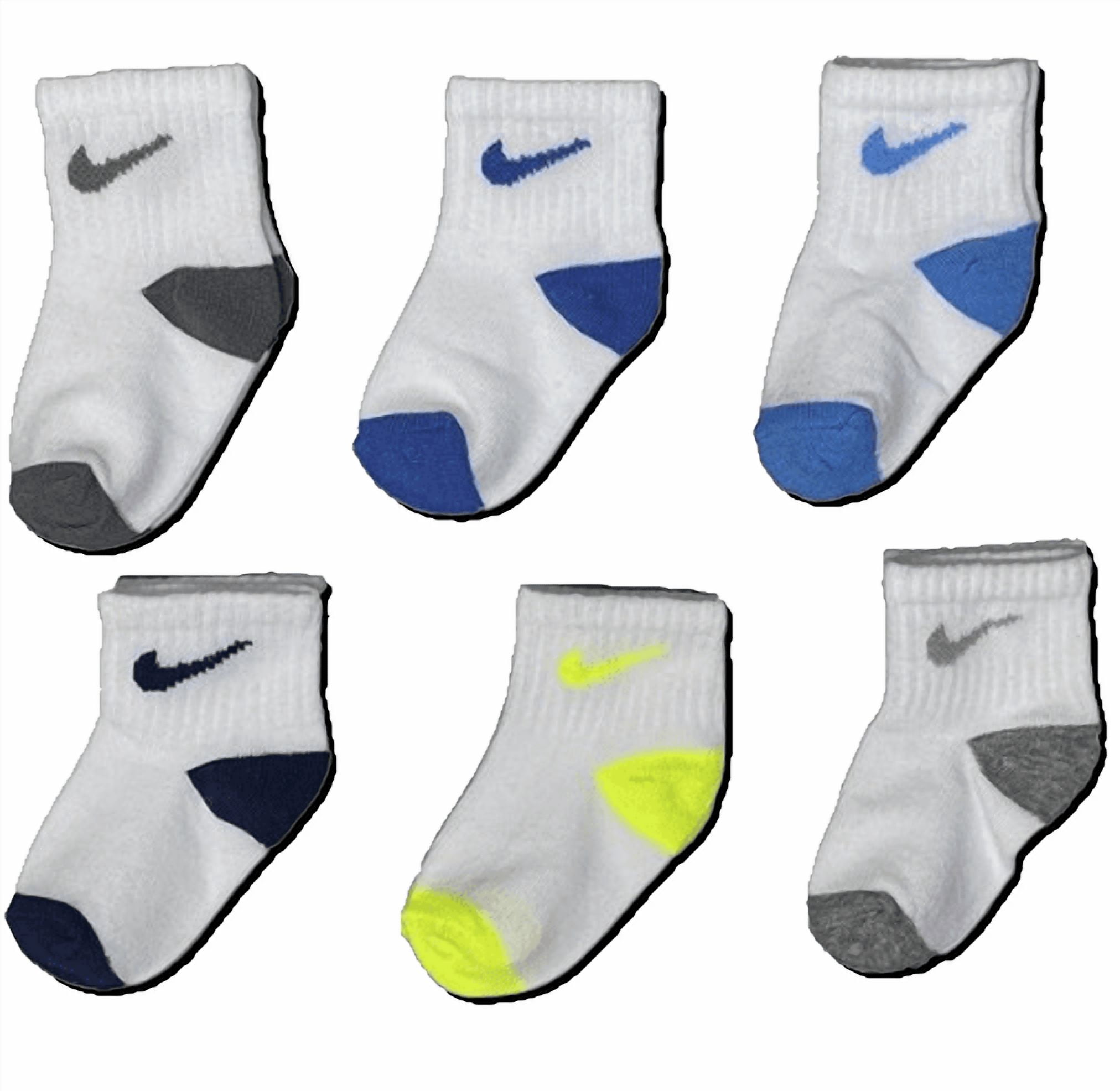 Nike Baby Lightweight Ankle Socks 6 Pack 12-24 Months