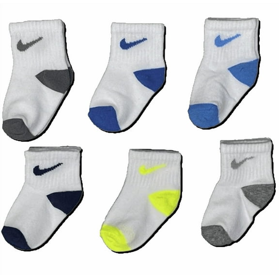Nike Baby Lightweight Ankle Socks 6 Pack 12-24 Months