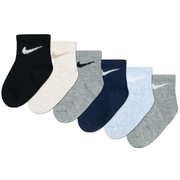 Nike Baby Lightweight Ankle Socks, Pack of 6 Size 12-24 Months