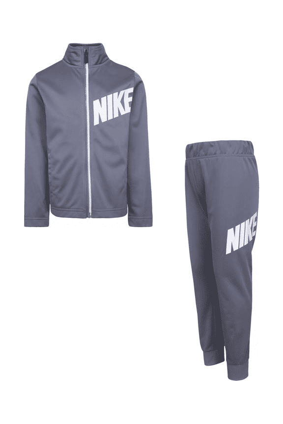 Little Boys Core Full-Zip Jacket & Pants Set – 2 Piece Tracksuit, Polyester, 12M, Machine Washable, Comfortable & Stylish