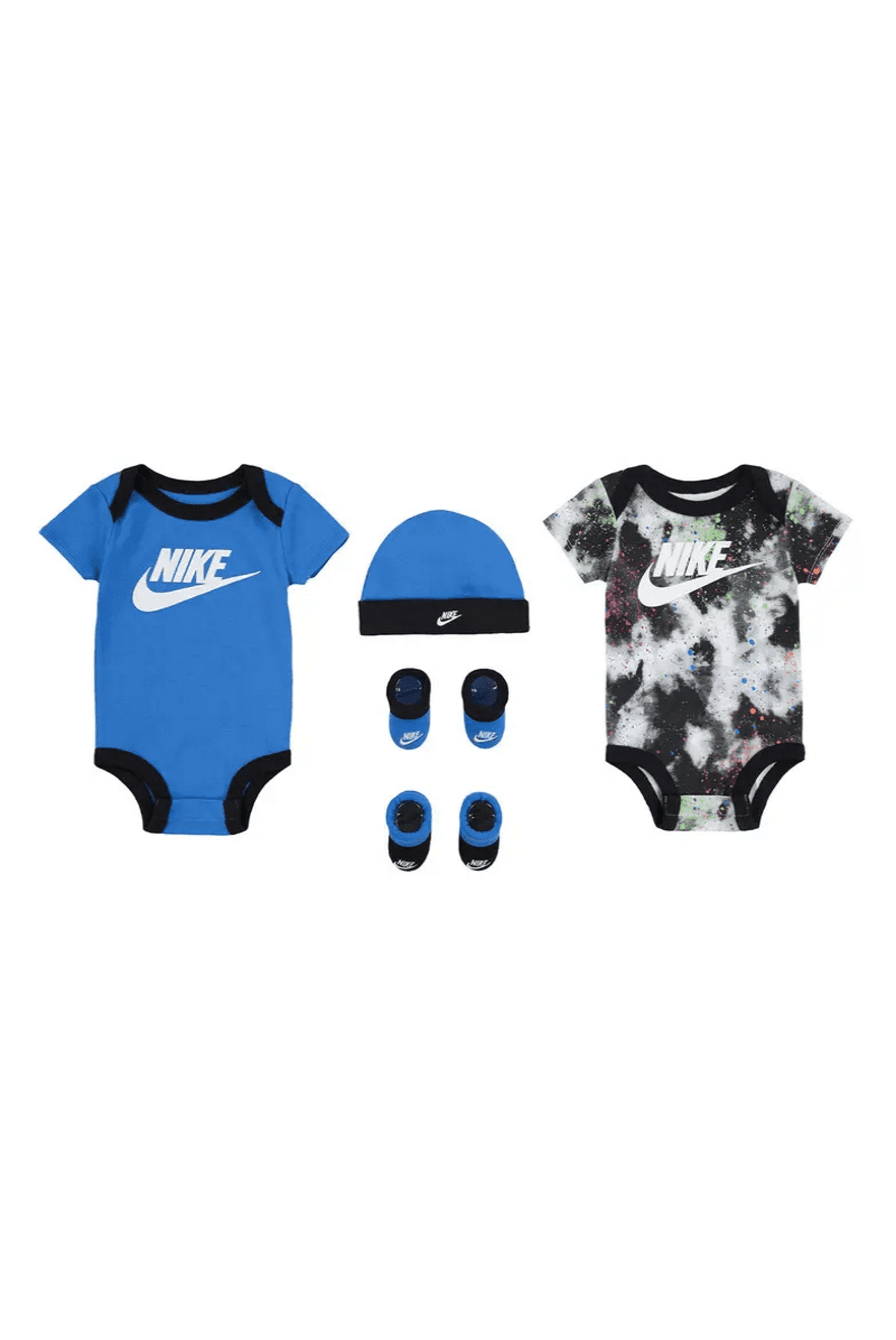 Nike Baby's Bodysuit, Hat and Booties 3 Piece Set 06 month's