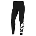 thumbnail image 1 of Nike Big Girl's Graphic-Print Active Leggings Charcoal Size Small, 1 of 3