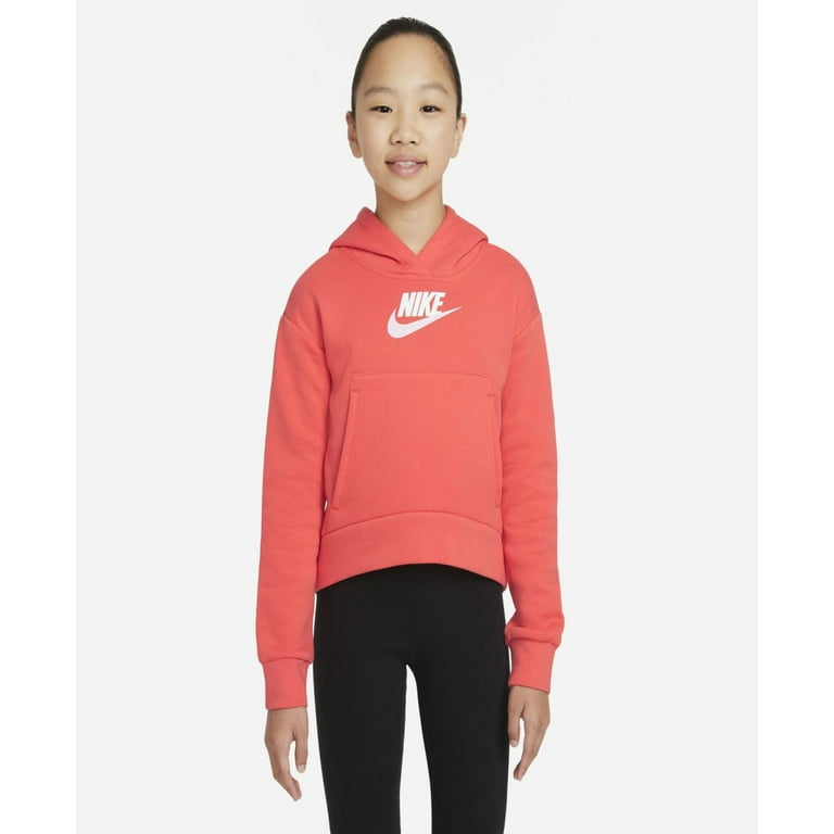 Girls red nike oublier jumper