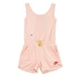 thumbnail image 1 of Nike Big Girls Heritage One Piece Romper (Light Pink, Medium), 1 of 3