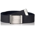 thumbnail image 1 of Nike Big Kid Reversible Stretch Web Belt, Navy/Grey, One Size, 1 of 5