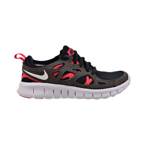 Nike Big Kid's Breathable Running Shoes, Red & Black, 5.5