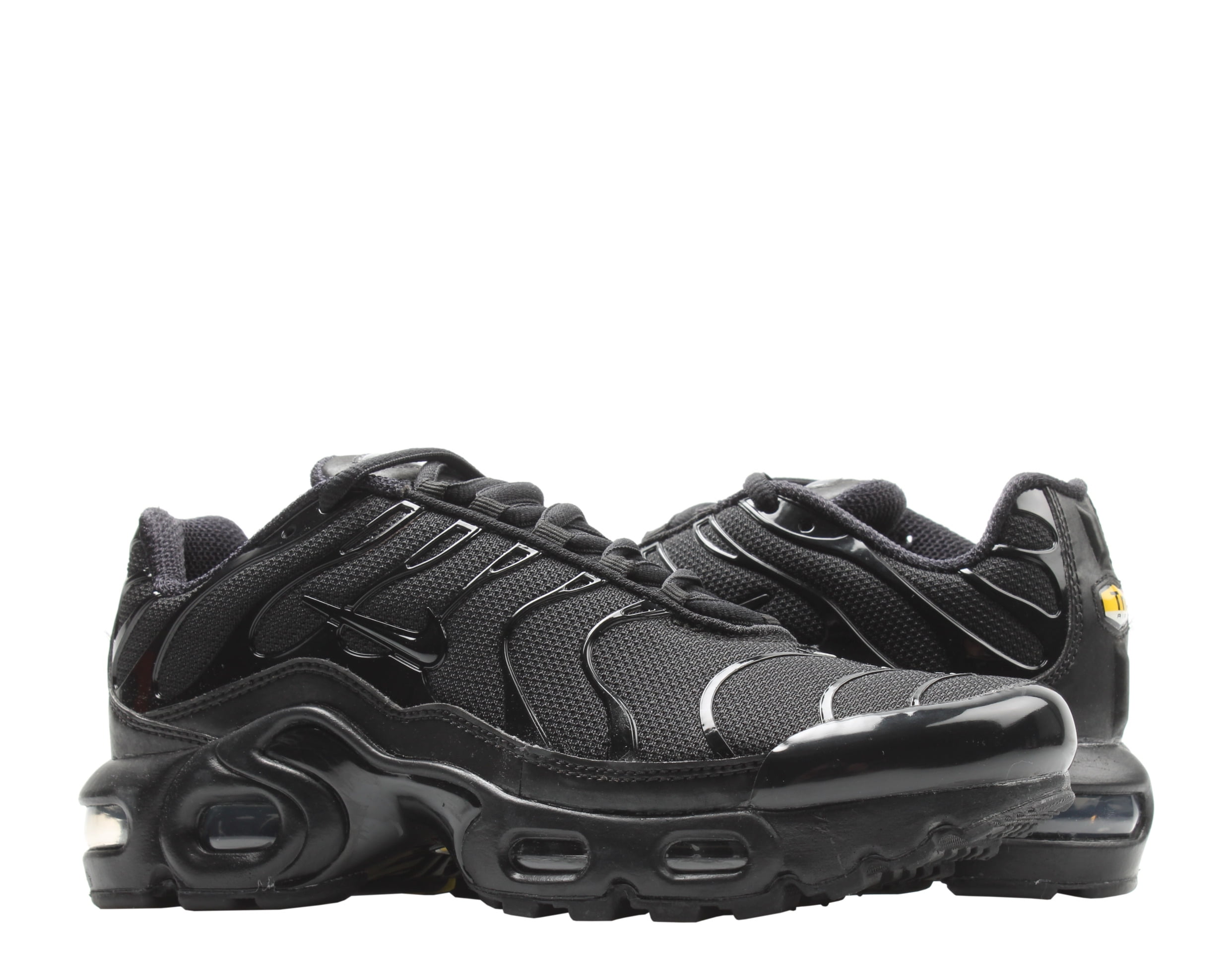 Nike Air Max Plus GS Big Kids Running Shoes, Black