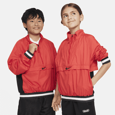 Nike Big Kids' (Boys') Repel Long-Sleeve 1/2-Zip Jacket Color: University Red/Black/Black Size: XL