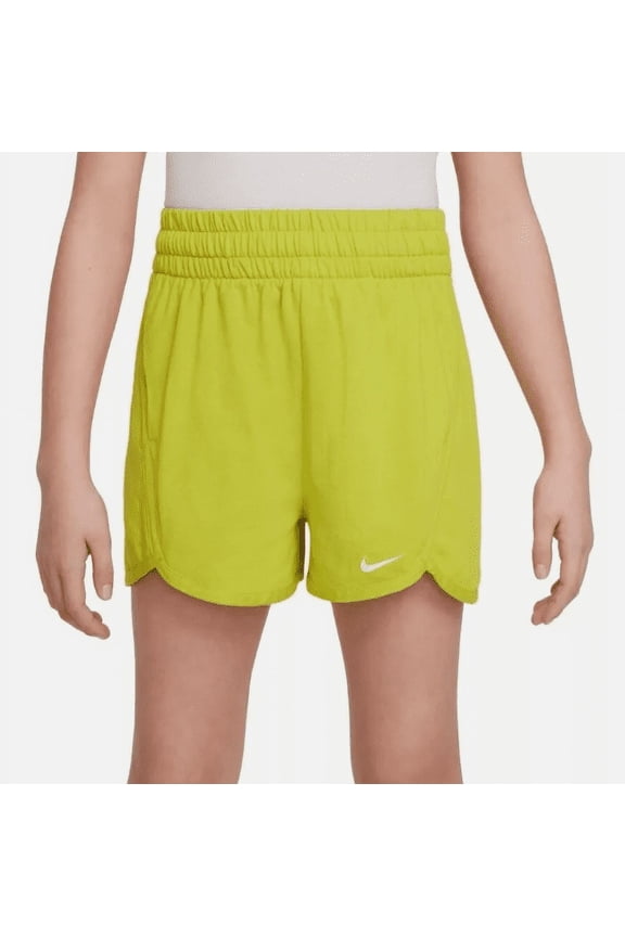 Big Kids' Dri-FIT Breezy High-Waisted Training Shorts Size M