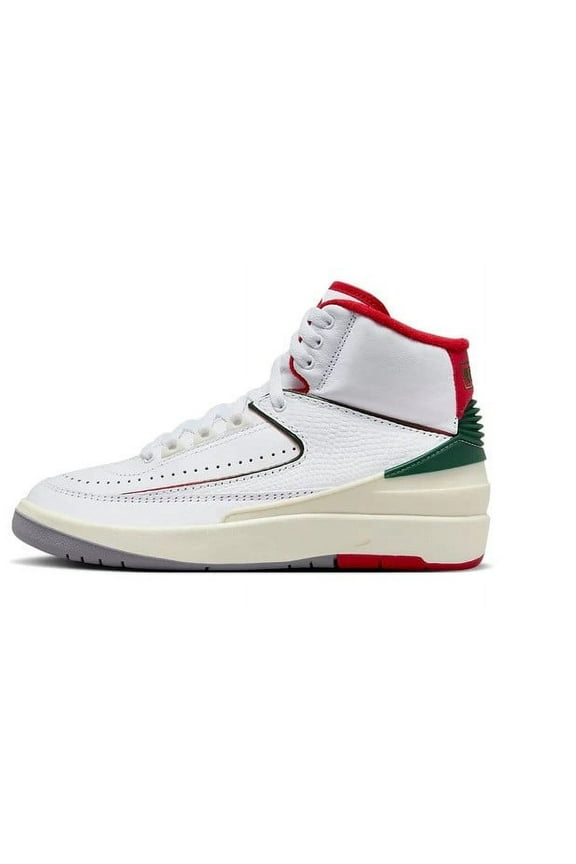 Air Jordan 2 Retro Women's size 8.5 Youth size 7 White Leather Shoes DQ8562 101