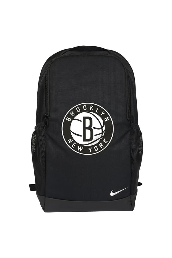 Black Brooklyn Nets Brasilia Backpack