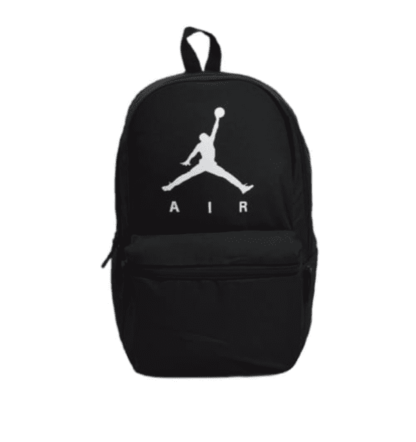 jordan black and white backpack