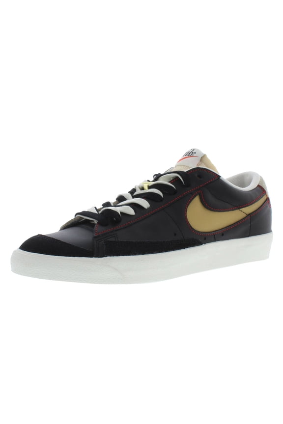 Blazer Low 77 Premium 'Removable Swoosh' Men's Shoes Black-Deep Royal Blue dh4370-001