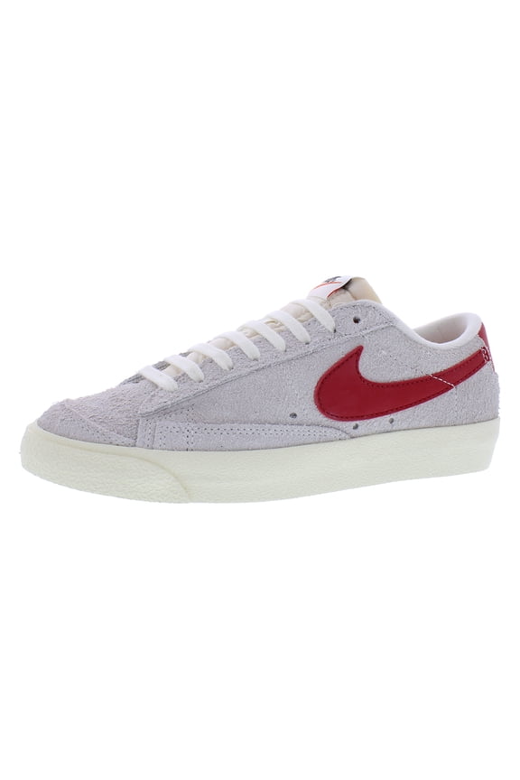 Blazer Low 77 Vintage Womens Shoes Size 9.5, Color: Summit White/Gym Red-Sail-Coconut Milk