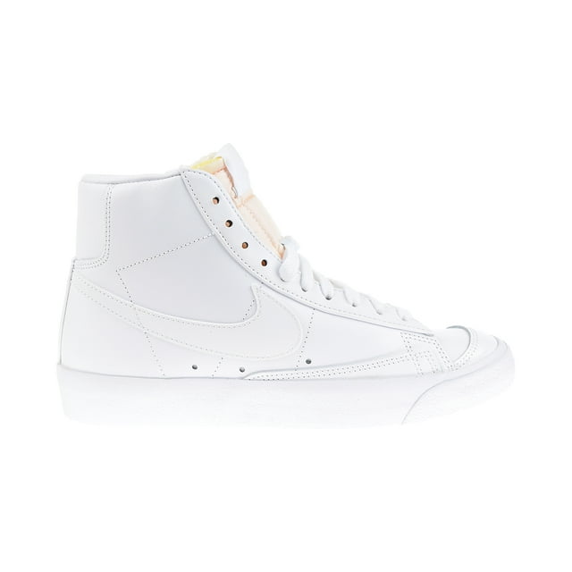 womens blazer low leather sneaker in white