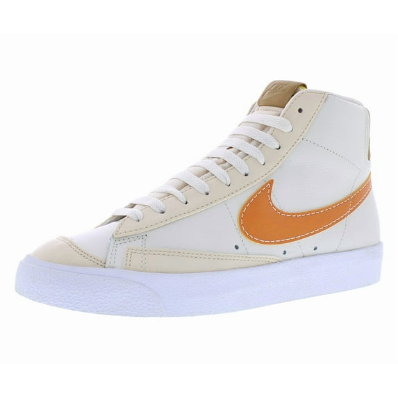 Nike Blazer Mid '77 Emb Unisex Shoes Size 12, Color: Phantom/Hot Curry/Pearl White