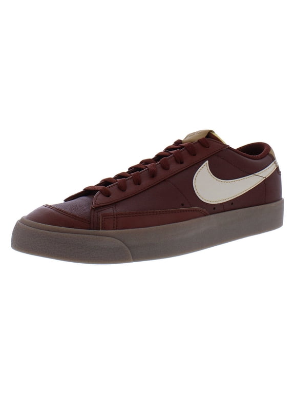 Blazer Mid '77 EMB Unisex Shoes Size 8, Color: Oxen Brown/Pearl White