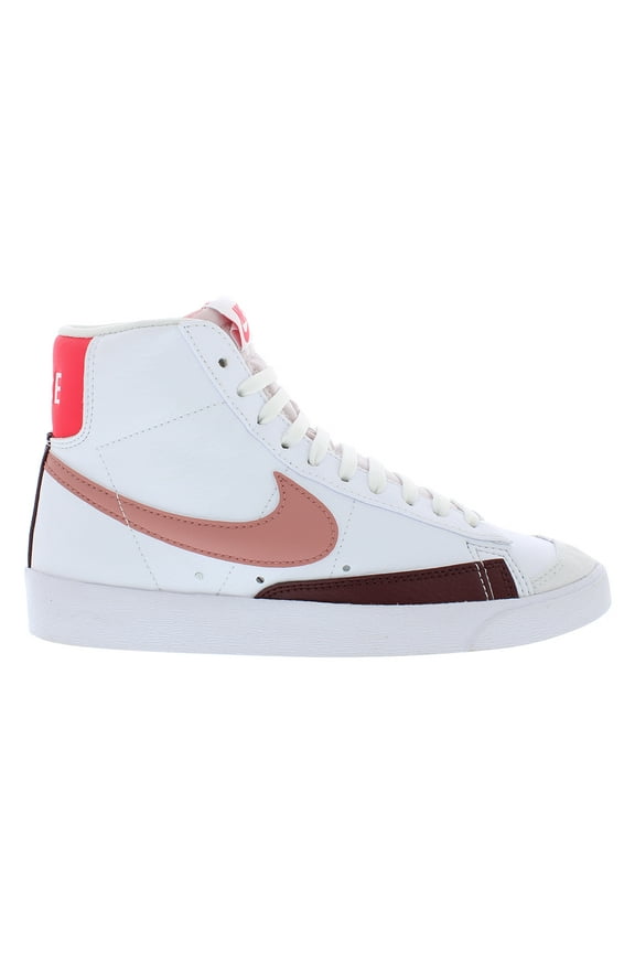 Blazer Mid '77 Next Nature Womens Shoes Size 12, Color: White/Red Stardust