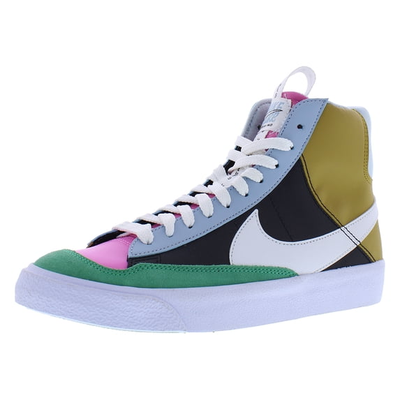 Nike Blazer Mid '77 SE D GS Boys Shoes Size 4.5, Color: Black/White/Bronzine