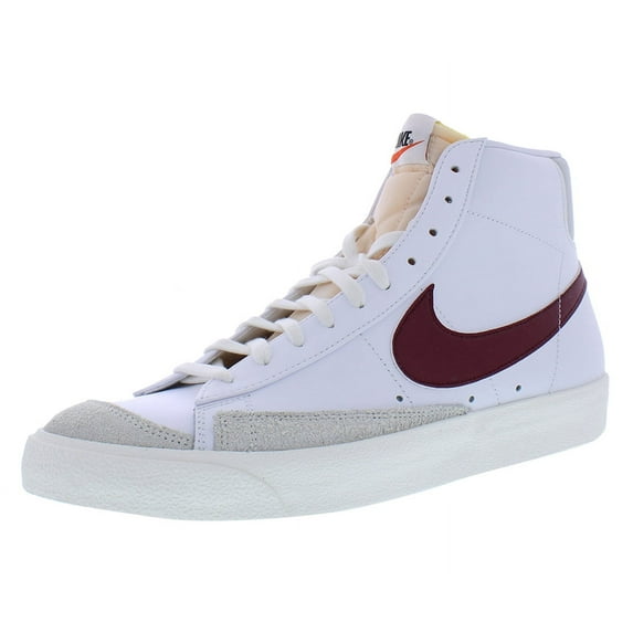 Nike Blazer Mid '77 VNTG Unisex Shoes Size 10.5, Color: White/Dark Beetroot/Grey Fog