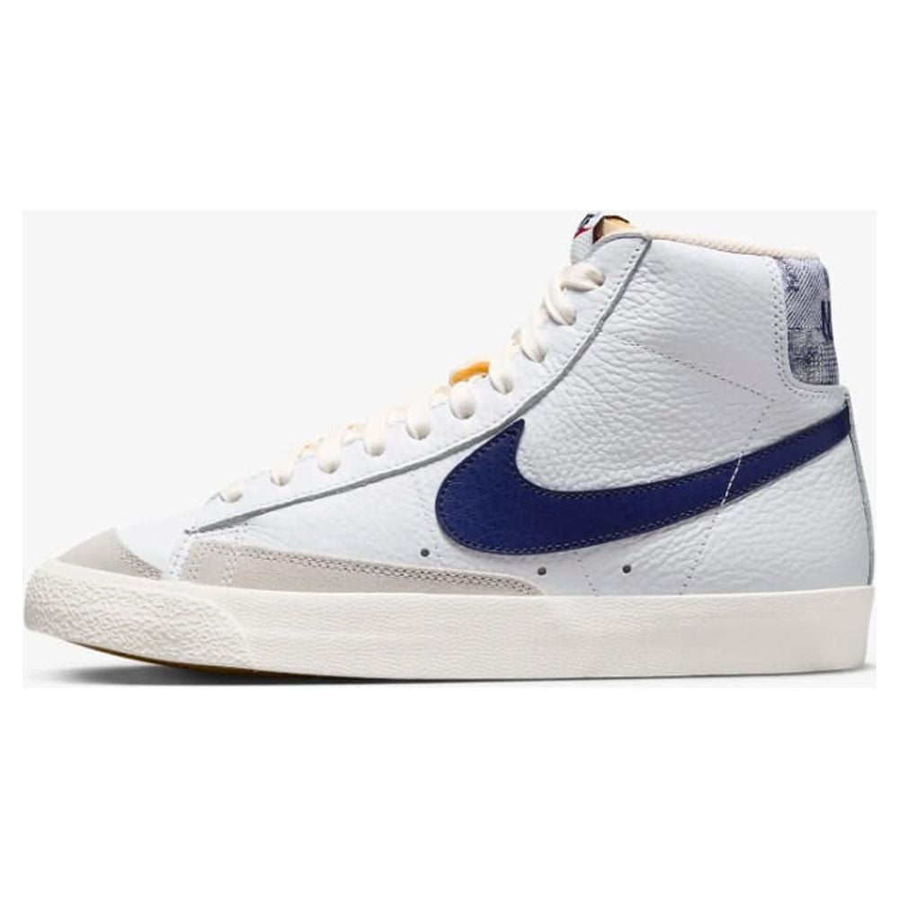 Nike Blazer Navy and White Leather High Top Sneakers s-l400.jpg main image 2