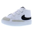 thumbnail image 1 of Nike Blazer Mid Crib Infant/Toddler Shoes Size 2, Color: White/Black/White, 1 of 5