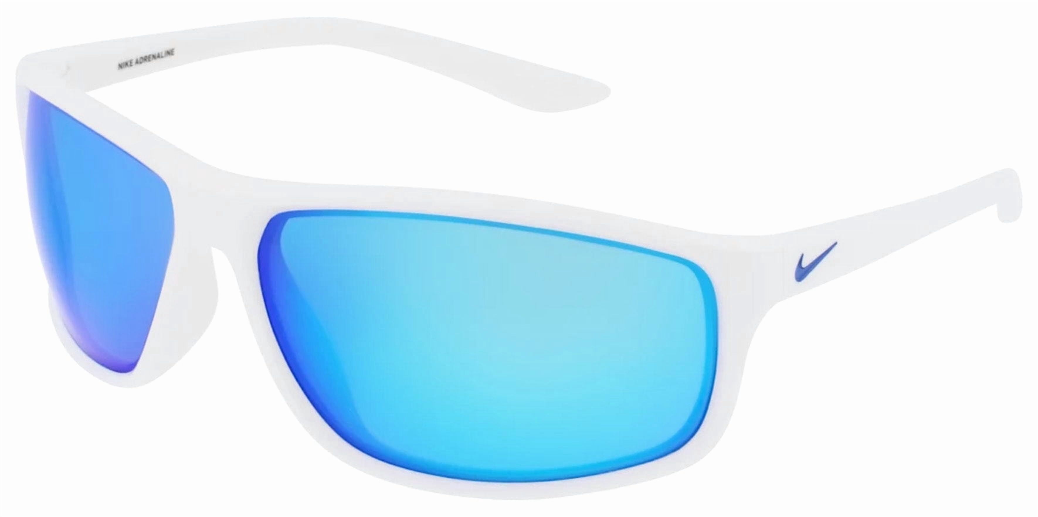 Nike Blue Mirror Wrap Men's Sunglasses NIKE ADRENALINE M EV1113 100 66