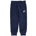 thumbnail image 1 of Nike Boy's Club Fleece Rib Cuff Pants Little Kids Midnight Navy 7 Little Kid, 1 of 2