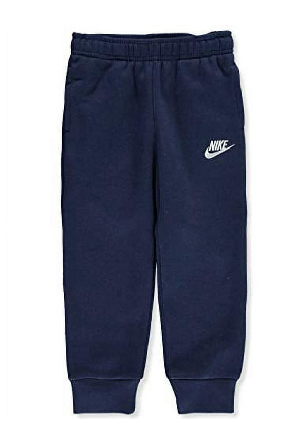 Boy's Club Fleece Rib Cuff Pants Little Kids Midnight Navy 7 Little Kid