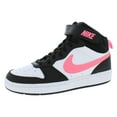 thumbnail image 1 of Nike Boy's Court Borough Mid 2 (Big Kid) Black/Sunset Pulse/White 3.5 Big Kid M, 1 of 4