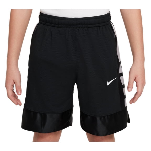 Boys 8-20 Nike Dri-FIT Elite 23 Basketball Shorts Color: Black White Size: MEDIUM