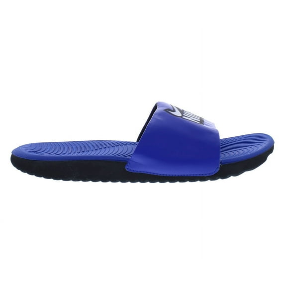 Nike Boy's Grade School Kawa Slides Royal | White Size 7 Medium