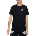 thumbnail image 1 of Nike Boy's Sportswear Futura T-Shirt (Black/White, XS), 1 of 3