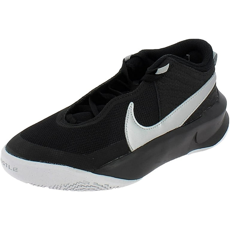 Nike Kids Team Hustle D10 GS Basketball Shoe 6 Big Kid Black