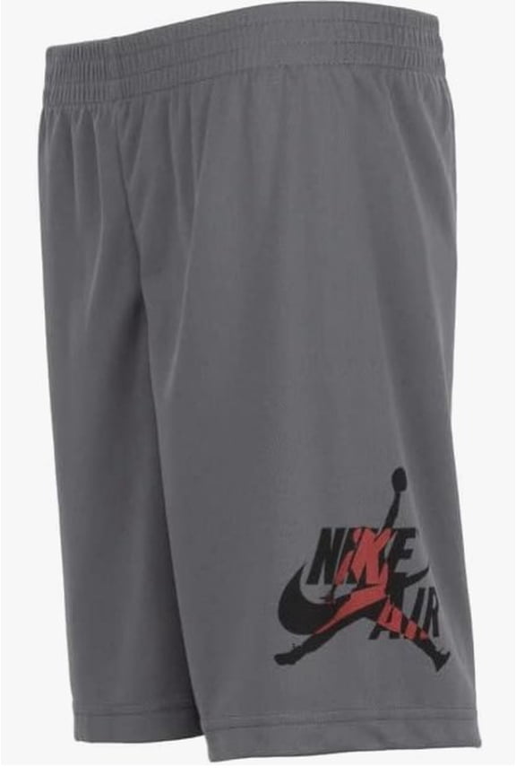 Jordan Boy's Nike Air Jumpman Classic Mesh Shorts, Dark Gray, Size M