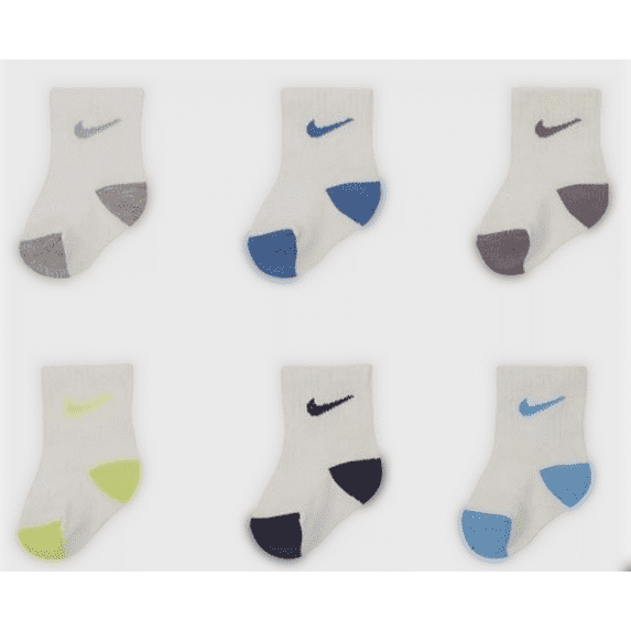 Nike Boys' Ankle Socks (6 Pairs)