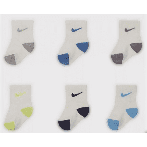 Nike Boys' Ankle Socks (6 Pairs)