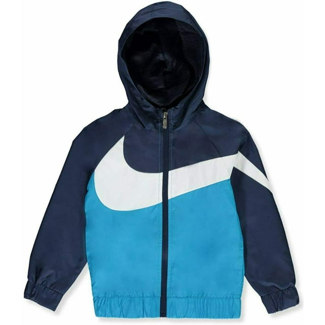 Nike Boys' Color Block Logo Windbreaker Jacket Size 5 (Small)