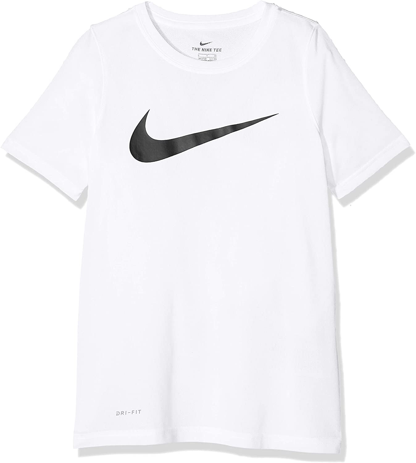 white nike swoosh shirt