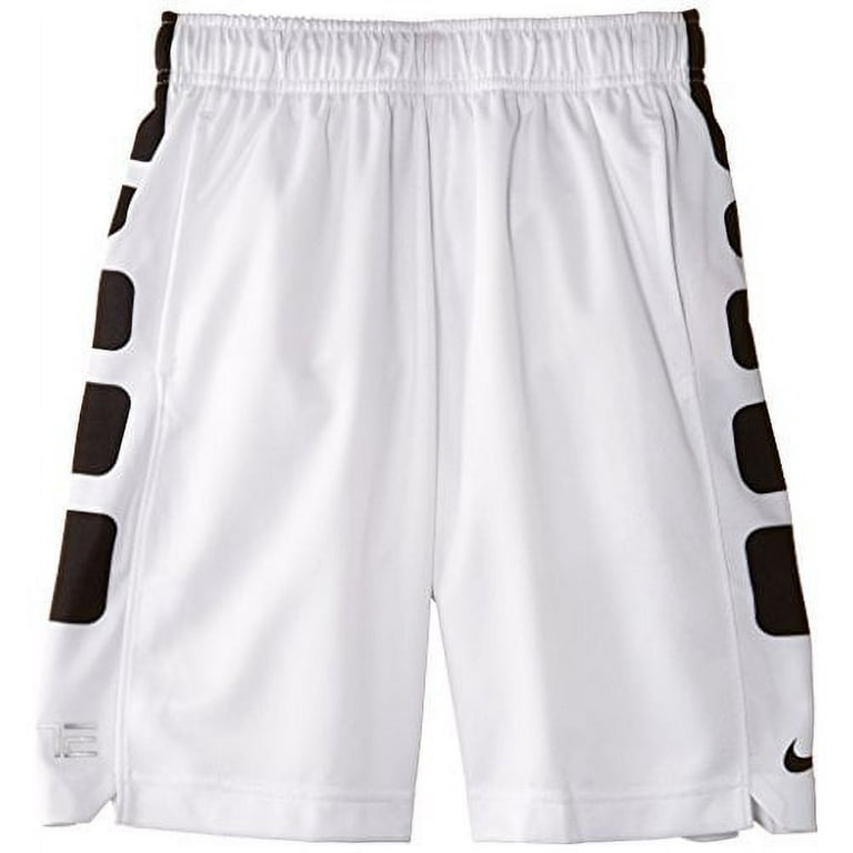 Nike Boys Elite Stripe Short (Large, WHITE//BLACK/BLACK) 