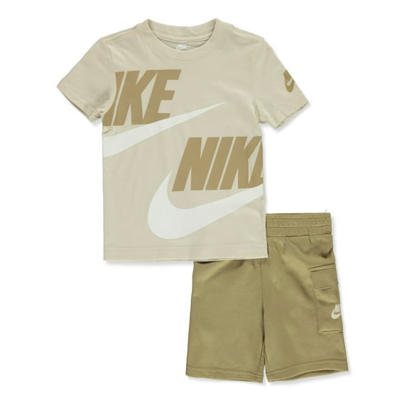 Nike Boys' Futura Shorts Sets Color: beige Size: 4