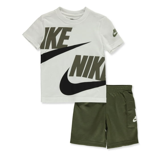 Nike Boys' Futura Shorts Sets Color: olive Size: 4t