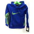 thumbnail image 1 of Nike Boys' KO 3.0 Therma-FIT Colorblock Hoodie, Blue/Neon Green/Grey, Sz 4, 1 of 2