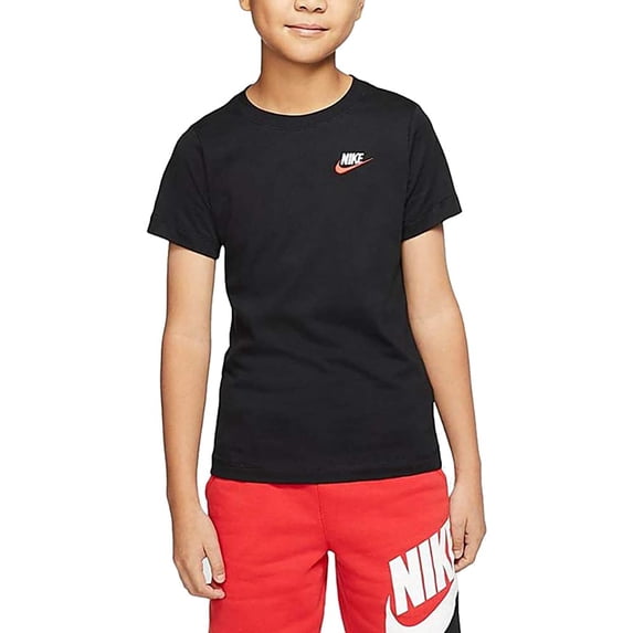Nike Boys NSW Tee Embroidery Logo Futura T-Shirts AR5254-011 Size S